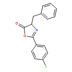 5(4H)-Oxazolone, 2-(4-fluorophenyl)-4-(phenylmethyl)-