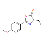 5(4H)-Oxazolone, 4-ethyl-2-(4-methoxyphenyl)-