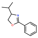 Oxazole, 4,5-dihydro-4-(1-methylethyl)-2-phenyl-