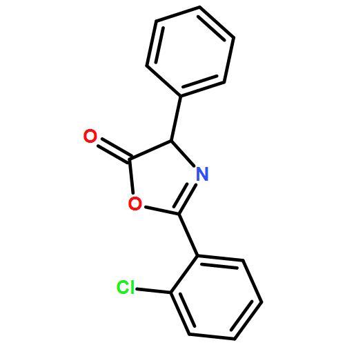 5(4H)-Oxazolone, 2-(2-chlorophenyl)-4-phenyl-