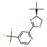 Pyridine, 2-[(4S)-4-(1,1-dimethylethyl)-4,5-dihydro-2-oxazolyl]-4-(trifluoromethyl)-