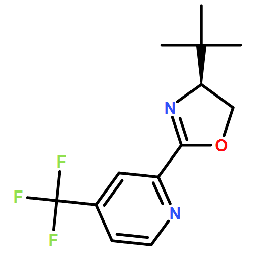 Pyridine, 2-[(4S)-4-(1,1-dimethylethyl)-4,5-dihydro-2-oxazolyl]-4-(trifluoromethyl)-