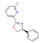 Pyridine, 2-[(4S)-4,5-dihydro-4-phenyl-2-oxazolyl]-6-methyl-