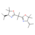 Oxazole, 2,2'-(1-methylethylidene)bis[4,5-dihydro-5,5-dimethyl-4-(1-methylethyl)-, (4S,4'S)-