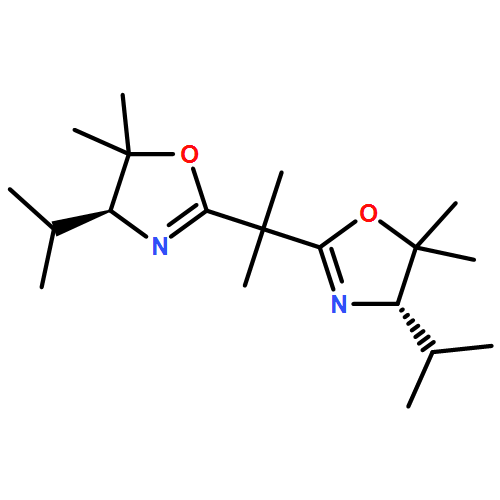 Oxazole, 2,2'-(1-methylethylidene)bis[4,5-dihydro-5,5-dimethyl-4-(1-methylethyl)-, (4S,4'S)-