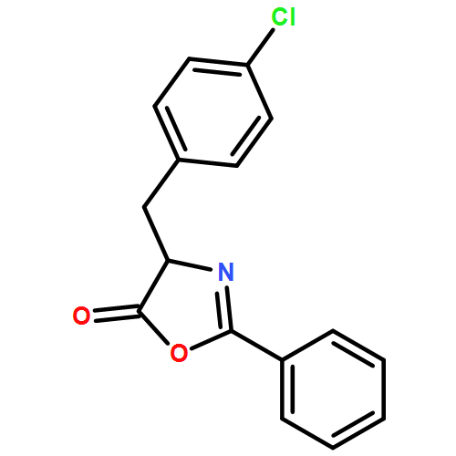 5(4H)-Oxazolone, 4-[(4-chlorophenyl)methyl]-2-phenyl-