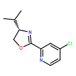 Pyridine, 4-chloro-2-[(4S)-4,5-dihydro-4-(1-methylethyl)-2-oxazolyl]-