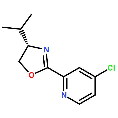 Pyridine, 4-chloro-2-[(4S)-4,5-dihydro-4-(1-methylethyl)-2-oxazolyl]-