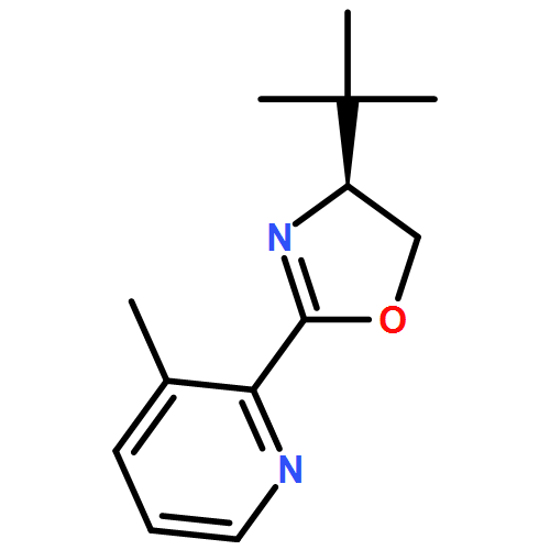 Pyridine, 2-[(4S)-4-(1,1-dimethylethyl)-4,5-dihydro-2-oxazolyl]-3-methyl-