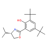 Phenol, 2-[(4S)-4,5-dihydro-4-(1-methylethyl)-2-oxazolyl]-4,6-bis(1,1-dimethylethyl)-