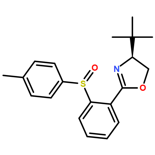 Oxazole, 4-(1,1-dimethylethyl)-4,5-dihydro-2-[2-[(R)-(4-methylphenyl)sulfinyl]phenyl]-, (4S)-