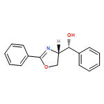 4-Oxazolemethanol, 4,5-dihydro-α,2-diphenyl-, (αR,4S)-