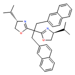 Oxazole, 2,2'-[2-(2-naphthalenyl)-1-(2-naphthalenylmethyl)ethylidene]bis[4,5-dihydro-4-(1-methylethyl)-, (4S,4'S)-