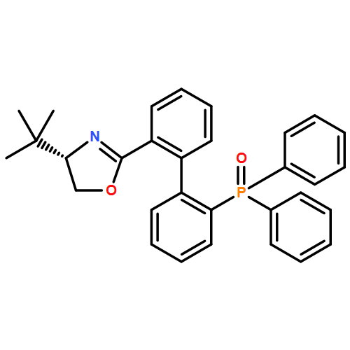 Oxazole, 4-(1,1-dimethylethyl)-2-[2'-(diphenylphosphinyl)[1,1'-biphenyl]-2-yl]-4,5-dihydro-, (4S)-