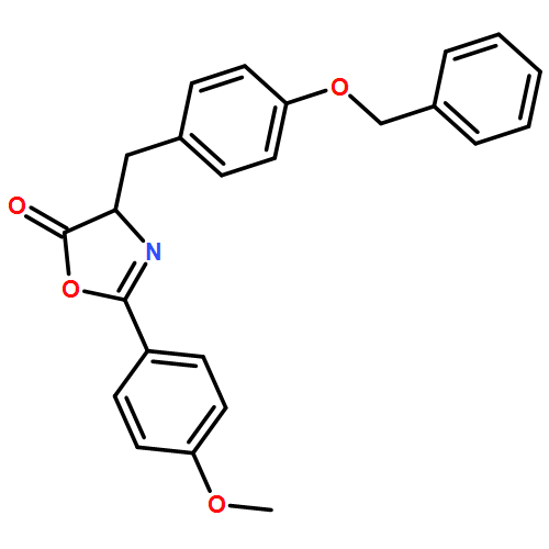 5(4H)-Oxazolone, 2-(4-methoxyphenyl)-4-[[4-(phenylmethoxy)phenyl]methyl]-