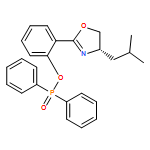 Phosphinic acid, P,P-diphenyl-, 2-[(4S)-4,5-dihydro-4-(2-methylpropyl)-2-oxazolyl]phenyl ester