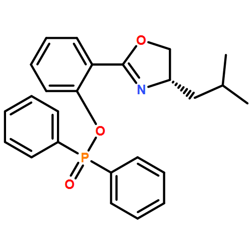 Phosphinic acid, P,P-diphenyl-, 2-[(4S)-4,5-dihydro-4-(2-methylpropyl)-2-oxazolyl]phenyl ester