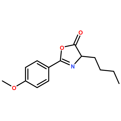 5(4H)-Oxazolone, 4-butyl-2-(4-methoxyphenyl)-