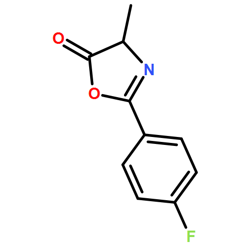 5(4H)-Oxazolone, 2-(4-fluorophenyl)-4-methyl-