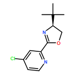 Pyridine, 4-chloro-2-[(4S)-4-(1,1-dimethylethyl)-4,5-dihydro-2-oxazolyl]-