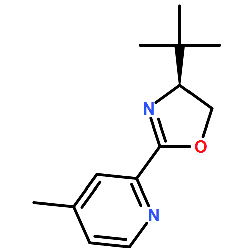 Pyridine, 2-[(4S)-4-(1,1-dimethylethyl)-4,5-dihydro-2-oxazolyl]-4-methyl-