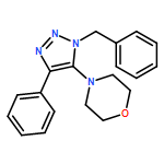 Morpholine, 4-[4-phenyl-1-(phenylmethyl)-1H-1,2,3-triazol-5-yl]-