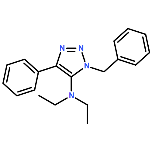 1H-1,2,3-Triazol-5-amine, N,N-diethyl-4-phenyl-1-(phenylmethyl)-