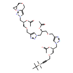 1H-1,2,3-Triazole-1-ethanol, α-[[[1-[(2R)-2-(acetyloxy)-3-[[3-[(1,1-dimethylethyl)dimethylsilyl]-2-propyn-1-yl]oxy]propyl]-1H-1,2,3-triazol-4-yl]methoxy]methyl]-4-[[(2R)-2-(acetyloxy)-3-[4-[[(2S)-2-oxiranylmethoxy]methyl]-1H-1,2,3-triazol-1-yl]propoxy]methyl]-, 1-acetate, (αS)-