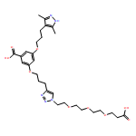 Benzoic acid, 3-[3-[1-[2-[2-[2-(2-carboxyethoxy)ethoxy]ethoxy]ethyl]-1H-1,2,3-triazol-4-yl]propoxy]-5-[3-(3,5-dimethyl-1H-pyrazol-4-yl)propoxy]-