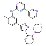 2-Pyrimidinamine, N-[2-methyl-5-[1-[2-(4-morpholinyl)phenyl]-1H-1,2,3-triazol-4-yl]phenyl]-4-(3-pyridinyl)-