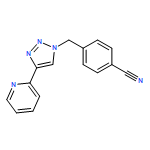 Benzonitrile, 4-[[4-(2-pyridinyl)-1H-1,2,3-triazol-1-yl]methyl]-