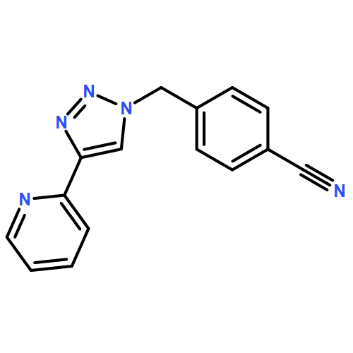 Benzonitrile, 4-[[4-(2-pyridinyl)-1H-1,2,3-triazol-1-yl]methyl]-