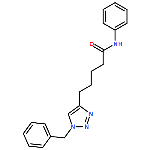 1H-1,2,3-Triazole-4-pentanamide, N-phenyl-1-(phenylmethyl)-