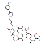 2H-Oxacyclotetradecino[4,3-d]oxazole-2,6,8,14(1H,7H,9H)-tetrone, 1-[(2E)-4-[4-(2-amino-5-thiazolyl)-1H-1,2,3-triazol-1-yl]-2-buten-1-yl]-4-ethyloctahydro-11-methoxy-3a,7,9,11,13,15-hexamethyl-10-[[3,4,6-trideoxy-3-(dimethylamino)-β-D-xylo-hexopyranosyl]oxy]-, (3aS,4R,7R,9R,10R,11R,13R,15R,15aR)-