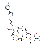 2H-Oxacyclotetradecino[4,3-d]oxazole-2,6,8,14(1H,7H,9H)-tetrone, 1-[(2E)-4-[4-(2-amino-5-thiazolyl)-1H-1,2,3-triazol-1-yl]-2-buten-1-yl]-4-ethyl-7-fluorooctahydro-11-methoxy-3a,7,9,11,13,15-hexamethyl-10-[[3,4,6-trideoxy-3-(dimethylamino)-β-D-xylo-hexopyranosyl]oxy]-, (3aS,4R,7S,9R,10R,11R,13R,15R,15aR)-