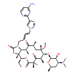 2H-Oxacyclotetradecino[4,3-d]oxazole-2,6,8,14(1H,7H,9H)-tetrone, 1-[4-[4-(4-amino-2-pyrimidinyl)-1H-1,2,3-triazol-1-yl]-2,3-butadien-1-yl]-4-ethyl-7-fluorooctahydro-11-methoxy-3a,7,9,11,13,15-hexamethyl-10-[[3,4,6-trideoxy-3-(dimethylamino)-β-D-xylo-hexopyranosyl]oxy]-, (3aS,4R,7S,9R,10R,11R,13R,15R,15aR)-