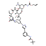 Carbamic acid, N-[3-[1-[4-[(3aR,4R,7R,9R,10R,11R,13R,16R,16aS)-16-ethyltetradecahydro-9-methoxy-4,7,9,11,13,16a-hexamethyl-2,12,14-trioxo-10-[[3,4,6-trideoxy-3-(dimethylamino)-6-[[(2-propen-1-yloxy)carbonyl]amino]-β-D-xylo-hexopyranosyl]oxy]oxazolo[5,4-c][1,6]oxaazacyclopentadecin-3(2H)-yl]butyl]-1H-1,2,3-triazol-4-yl]phenyl]-, 1,1-dimethylethyl ester