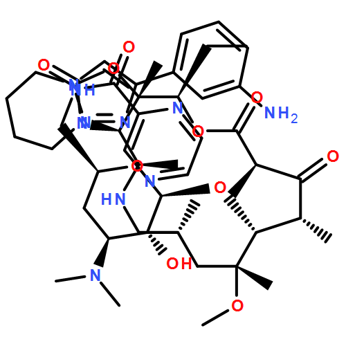 Oxazolo[5,4-c][1,6]oxaazacyclopentadecine-2,12,14(13H)-trione, 3-[4-[4-(3-aminophenyl)-1H-1,2,3-triazol-1-yl]butyl]-16-ethyldodecahydro-9-methoxy-4,7,9,11,13,16a-hexamethyl-10-[[3,4,6-trideoxy-3-(dimethylamino)-6-[(2-pyrazinylcarbonyl)amino]-β-D-xylo-hexopyranosyl]oxy]-, (3aR,4R,7R,9R,10R,11R,13R,16R,16aS)-