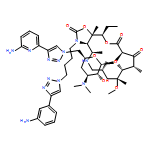 Oxazolo[5,4-c][1,6]oxaazacyclopentadecine-2,12,14(13H)-trione, 3-[4-[4-(3-aminophenyl)-1H-1,2,3-triazol-1-yl]butyl]-10-[[6-[4-(6-amino-2-pyridinyl)-1H-1,2,3-triazol-1-yl]-3,4,6-trideoxy-3-(dimethylamino)-β-D-xylo-hexopyranosyl]oxy]-16-ethyldodecahydro-9-methoxy-4,7,9,11,13,16a-hexamethyl-, (3aR,4R,7R,9R,10R,11R,13R,16R,16aS)-