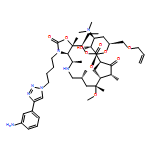 Oxazolo[5,4-c][1,6]oxaazacyclopentadecine-2,12,14(13H)-trione, 3-[4-[4-(3-aminophenyl)-1H-1,2,3-triazol-1-yl]butyl]-10-[[3,4-dideoxy-3-(dimethylamino)-6-O-2-propen-1-yl-β-D-xylo-hexopyranosyl]oxy]-16-ethyldodecahydro-9-methoxy-4,7,9,11,13,16a-hexamethyl-, (3aR,4R,7R,9R,10R,11R,13R,16R,16aS)-