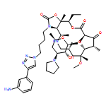 Oxazolo[5,4-c][1,6]oxaazacyclopentadecine-2,12,14(13H)-trione, 3-[4-[4-(3-aminophenyl)-1H-1,2,3-triazol-1-yl]butyl]-16-ethyldodecahydro-9-methoxy-4,7,9,11,13,16a-hexamethyl-10-[[3,4,6-trideoxy-3-(1-pyrrolidinyl)-β-D-xylo-hexopyranosyl]oxy]-, (3aR,4R,7R,9R,10R,11R,13R,16R,16aS)-