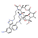 Oxazolo[5,4-c][1,6]oxaazacyclopentadecine-2,12,14(13H)-trione, 3-[4-[4-(3-aminophenyl)-1H-1,2,3-triazol-1-yl]butyl]-16-ethyldodecahydro-9-methoxy-4,7,9,11,13,16a-hexamethyl-10-[[3,4,6-trideoxy-3-[methyl(3-pyridinylmethyl)amino]-β-D-xylo-hexopyranosyl]oxy]-, (3aR,4R,7R,9R,10R,11R,13R,16R,16aS)-