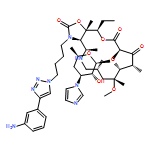 Oxazolo[5,4-c][1,6]oxaazacyclopentadecine-2,12,14(13H)-trione, 3-[4-[4-(3-aminophenyl)-1H-1,2,3-triazol-1-yl]butyl]-16-ethyldodecahydro-9-methoxy-4,7,9,11,13,16a-hexamethyl-10-[[3,4,6-trideoxy-3-(1H-imidazol-1-yl)-β-D-xylo-hexopyranosyl]oxy]-, (3aR,4R,7R,9R,10R,11R,13R,16R,16aS)-