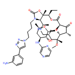 Oxazolo[5,4-c][1,6]oxaazacyclopentadecine-2,12,14(13H)-trione, 3-[4-[4-(3-aminophenyl)-1H-1,2,3-triazol-1-yl]butyl]-16-ethyldodecahydro-9-methoxy-4,7,9,11,13,16a-hexamethyl-10-[[3,4,6-trideoxy-3-(2-pyrazinylamino)-β-D-xylo-hexopyranosyl]oxy]-, (3aR,4R,7R,9R,10R,11R,13R,16R,16aS)-