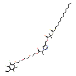 1H-1,2,3-Triazole-1-acetic acid, 4-[[2-[[(dodecylthio)thioxomethyl]thio]-2-methyl-1-oxopropoxy]methyl]-α-methyl-, 2-[2-[2-(4-ethenyl-2,3,5,6-tetrafluorophenoxy)ethoxy]ethoxy]ethyl ester