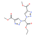 1H-1,2,3-Triazole-1-acetic acid, 4-(methoxycarbonyl)-α-[4-(methoxycarbonyl)-1H-1,2,3-triazol-1-yl]-, ethyl ester