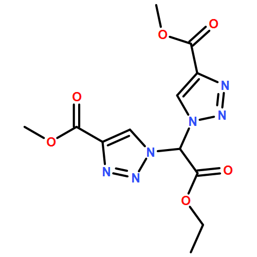 1H-1,2,3-Triazole-1-acetic acid, 4-(methoxycarbonyl)-α-[4-(methoxycarbonyl)-1H-1,2,3-triazol-1-yl]-, ethyl ester