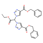 1H-1,2,3-Triazole-1-acetic acid, 4-[(phenylmethoxy)carbonyl]-α-[4-[(phenylmethoxy)carbonyl]-1H-1,2,3-triazol-1-yl]-, ethyl ester