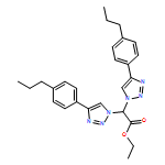 1H-1,2,3-Triazole-1-acetic acid, 4-(4-propylphenyl)-α-[4-(4-propylphenyl)-1H-1,2,3-triazol-1-yl]-, ethyl ester