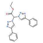 1H-1,2,3-Triazole-1-acetic acid, 4-phenyl-α-(4-phenyl-1H-1,2,3-triazol-1-yl)-, ethyl ester